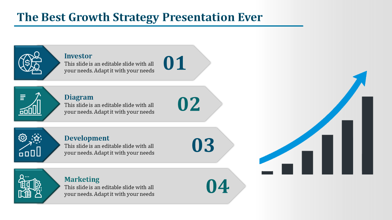 Growth Strategy Presentation SlideEgg